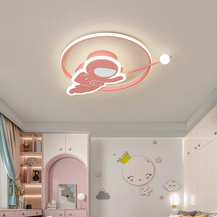 Lampe plafonnier astronaute moderne