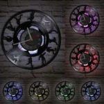 Horloge murale originale en vinyle football – Image 12