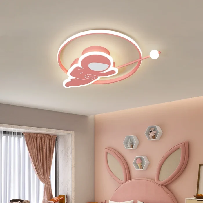 Lampe plafonnier astronaute moderne