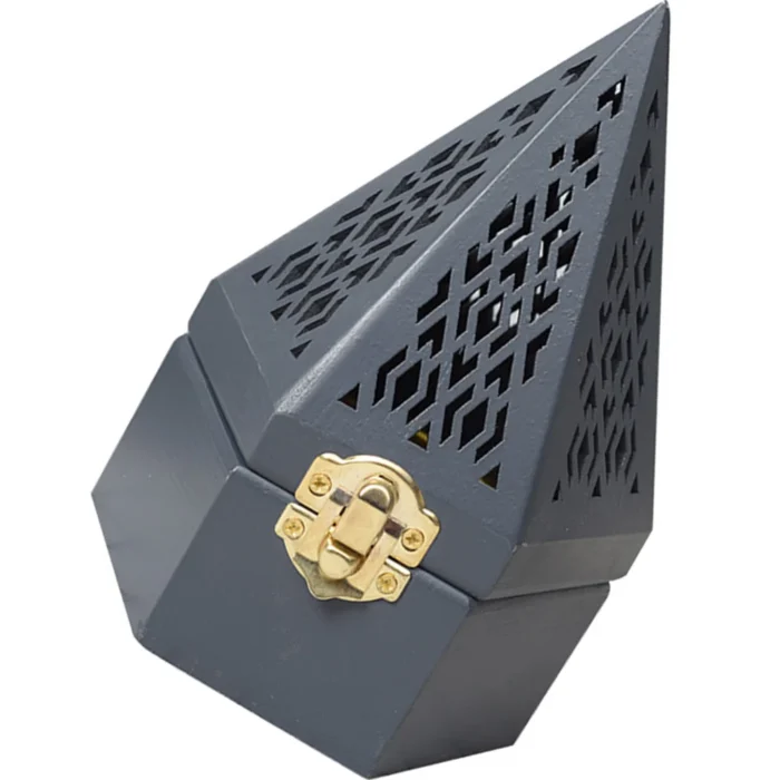 Brûleur d'encens vintage forme pyramide