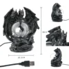 Lampe Plasma boule de verre dragon – Image 3