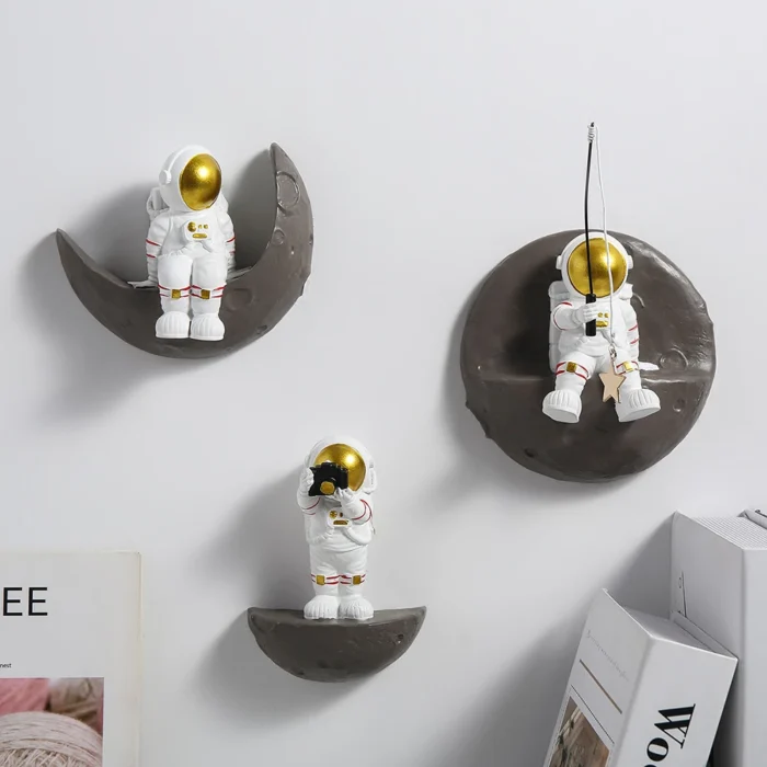 Accroche murale astronautes