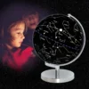 Globe terrestre avec support en métal