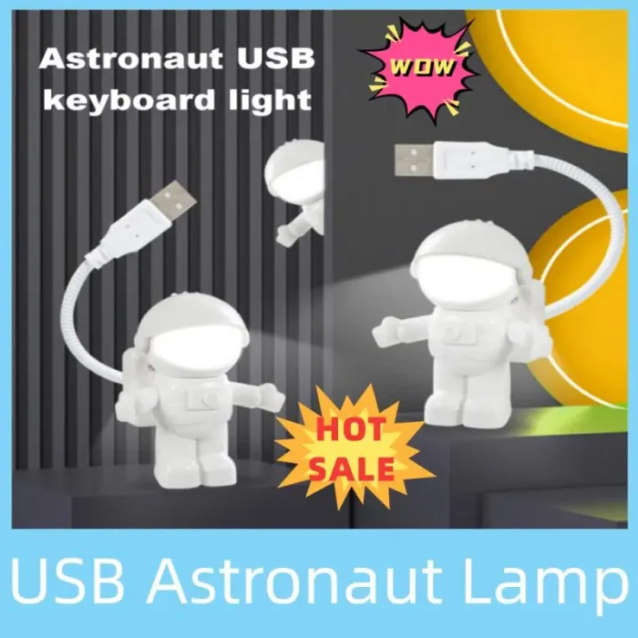 Lampe astronaute LED pour ordinateur portable