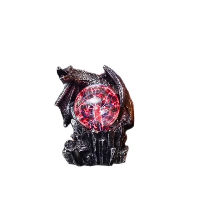 Lampe Plasma boule de verre dragon