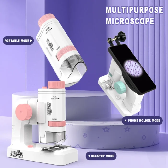 Kit de microscope scientifique enfants