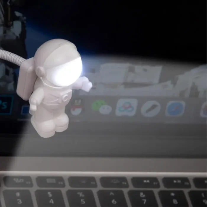 Lampe astronaute LED pour ordinateur portable