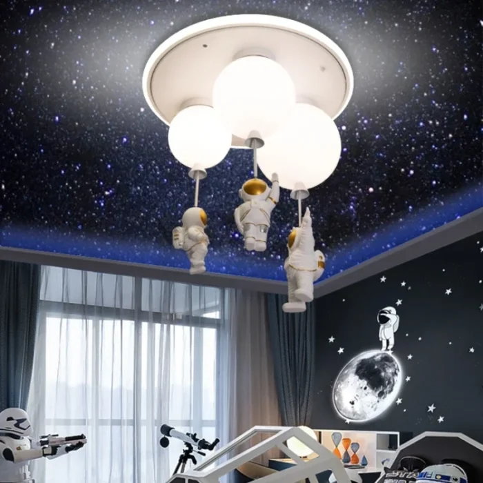 Lampe plafonnier en forme de ballon d'astronome