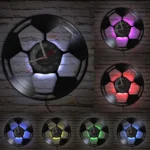 Horloge murale originale en vinyle football – Image 20