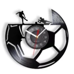 Horloge murale originale en vinyle football