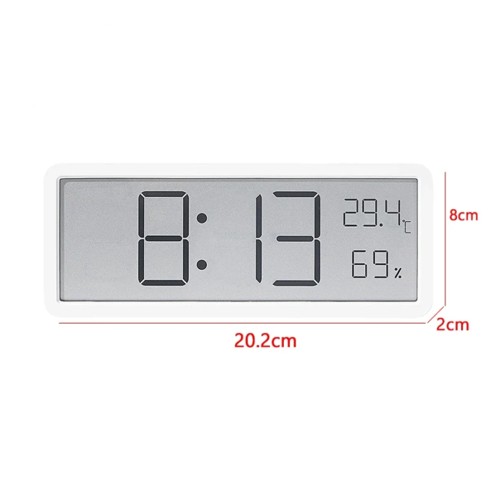 Horloge murale numérique à écran LCD