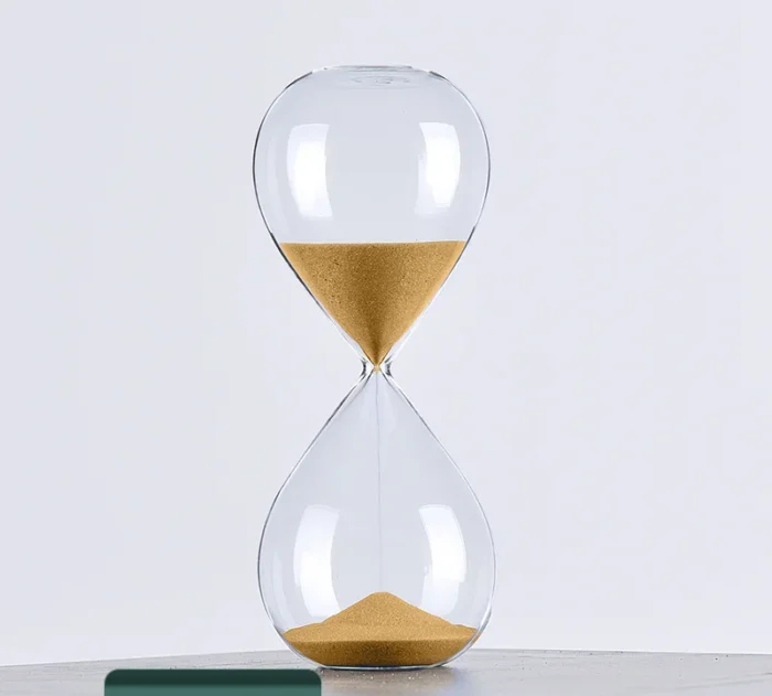 Sablier déco en verre