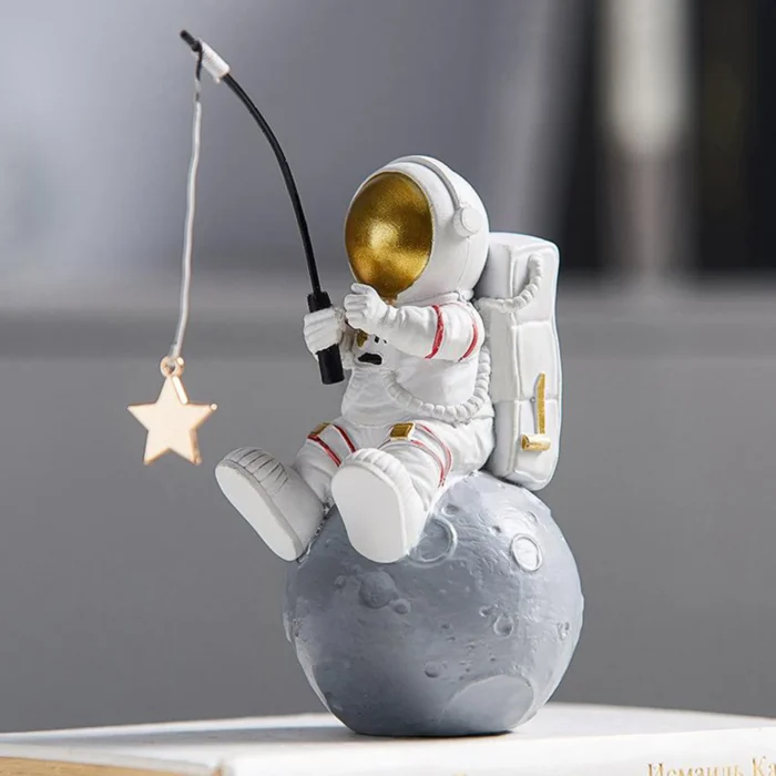 Figurine astronaute déco pêcheur d’étoile