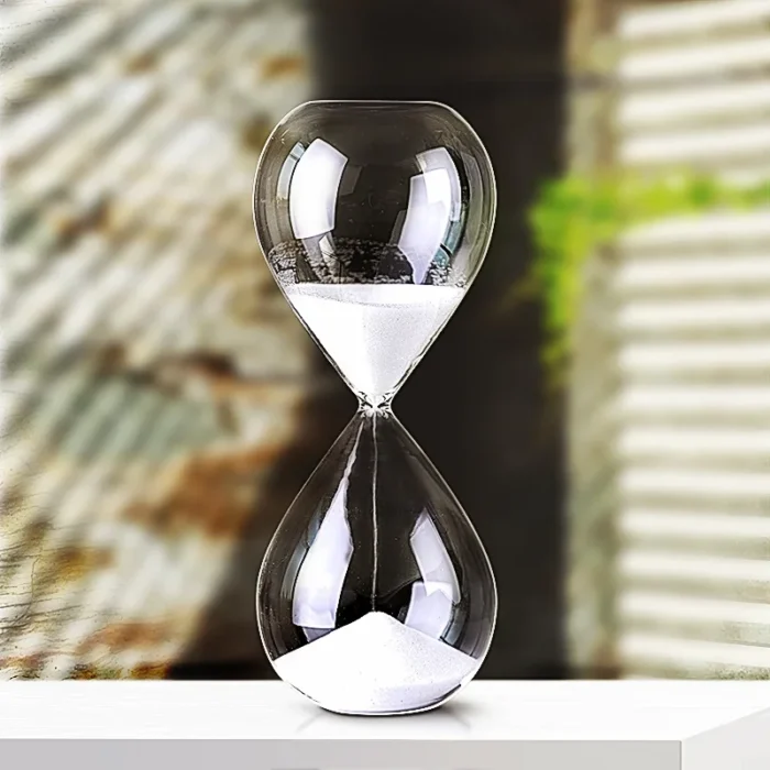 Sablier déco en verre