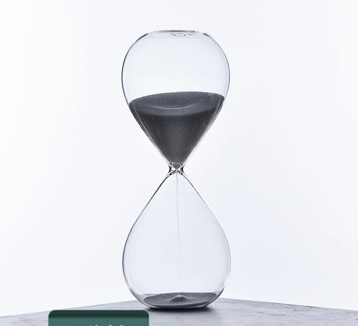 Sablier déco en verre