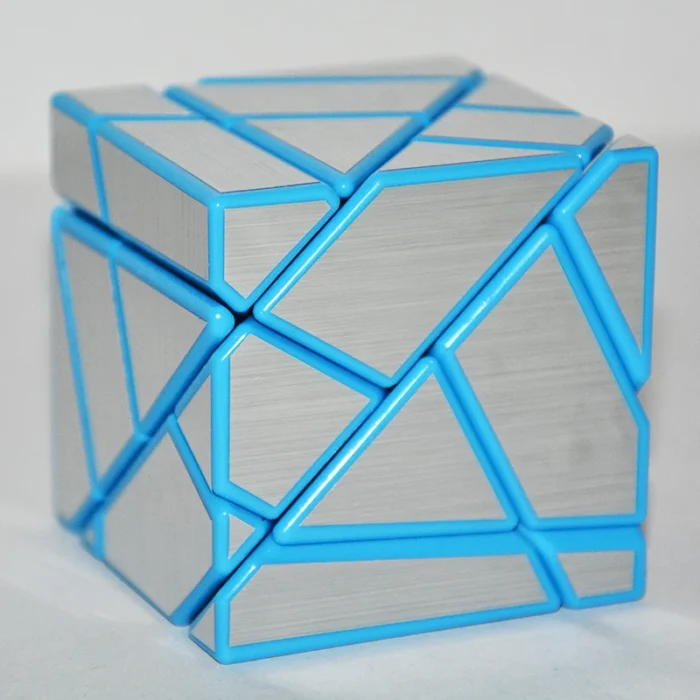 Cube infini creux bleu