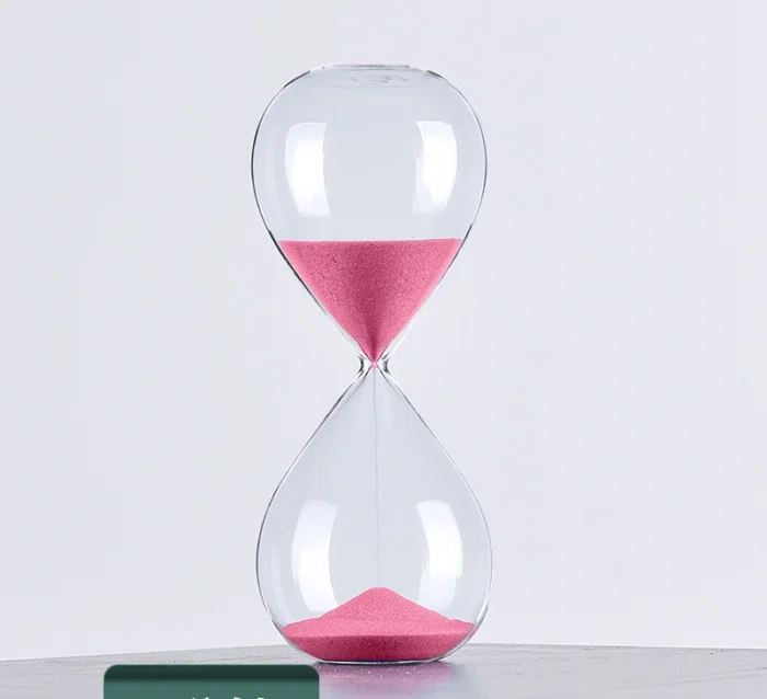 Sablier déco en verre