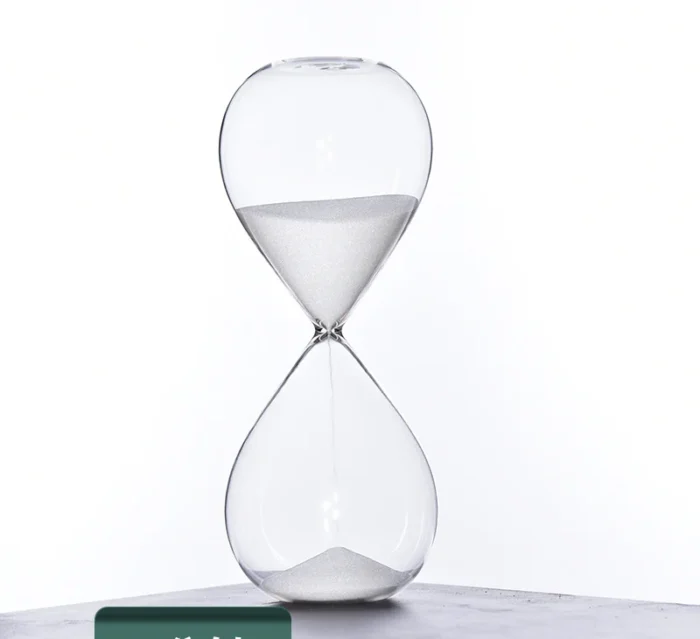 Sablier déco en verre