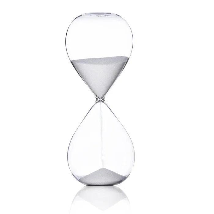 Sablier déco en verre