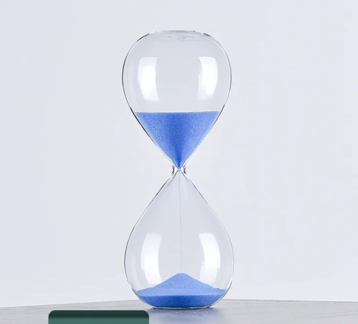Sablier déco en verre