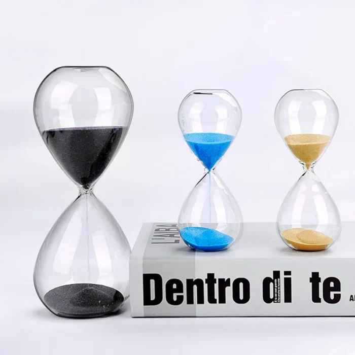 Sablier déco en verre