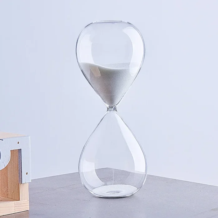 Sablier déco en verre