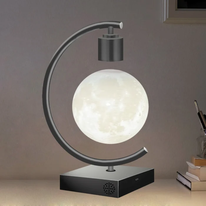 Lampe LED magnétique à lévitation en forme de lune