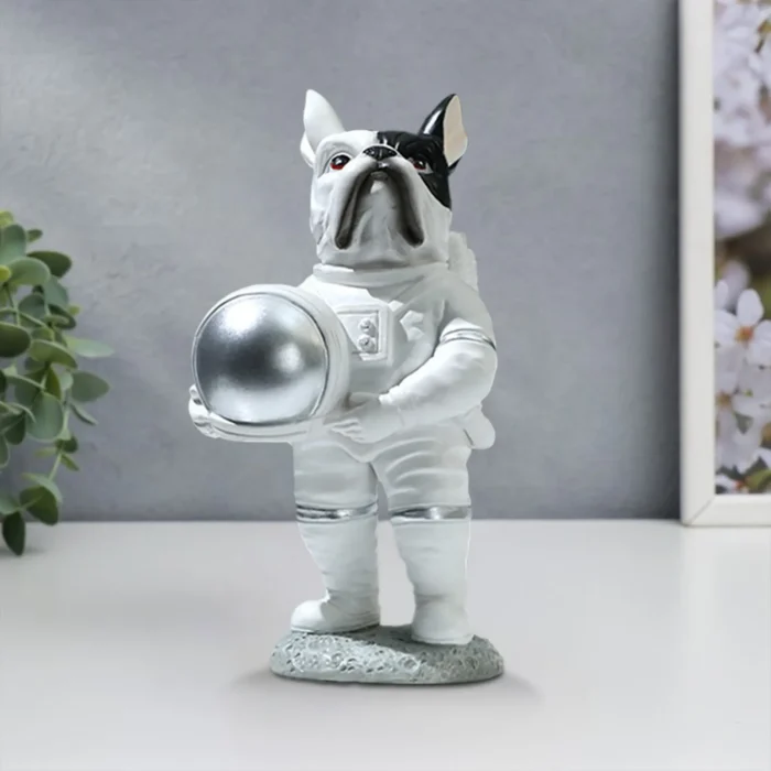 Figurine chien astronaute