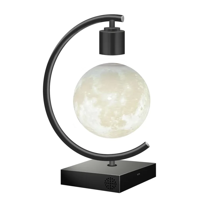 Lampe LED magnétique à lévitation en forme de lune