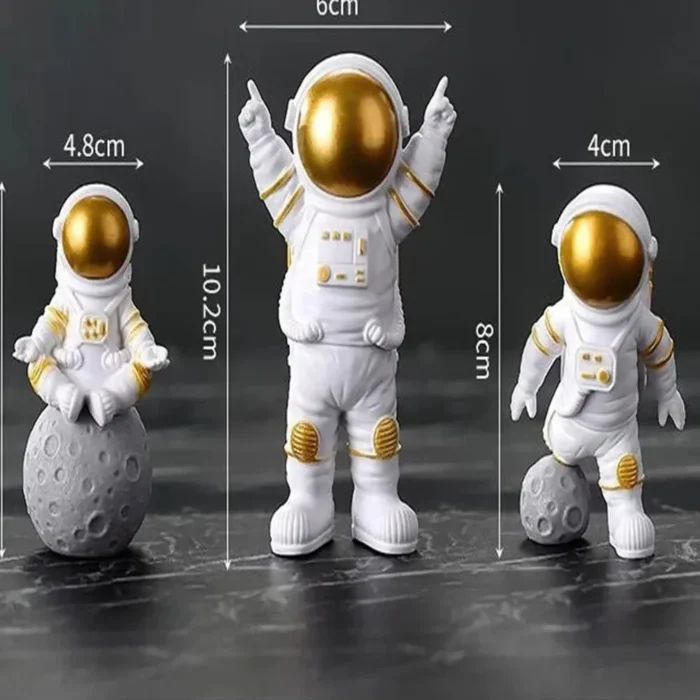 Pack figurines astronautes (4 Pièces)