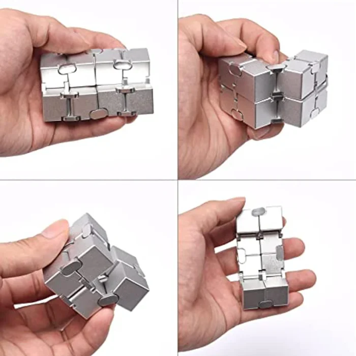 Cube infini en alliage d'aluminium