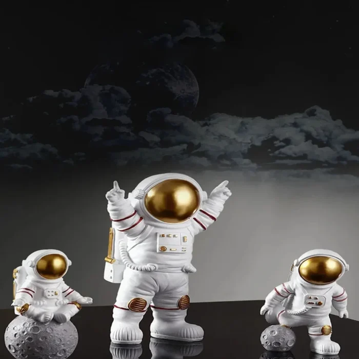 Pack figurines astronautes (4 Pièces)