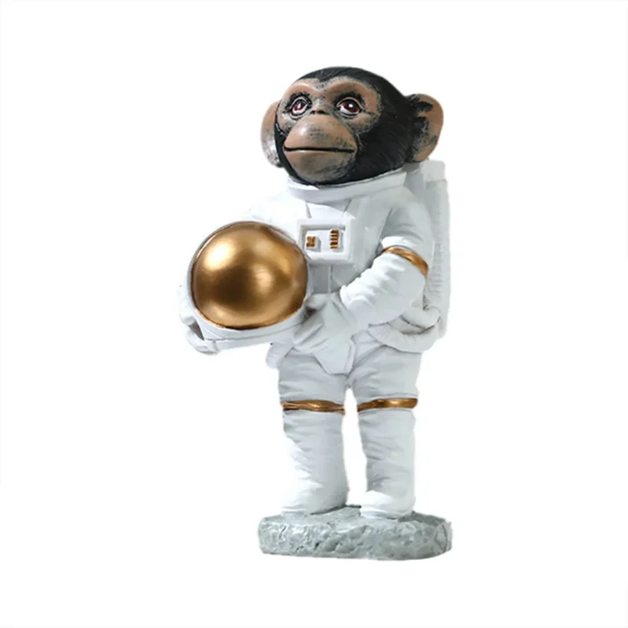 Figurine singe astronaute