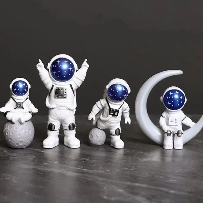 Pack figurines astronautes (4 Pièces)