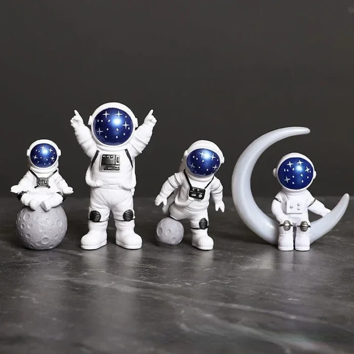 Pack figurines astronautes (4 Pièces)