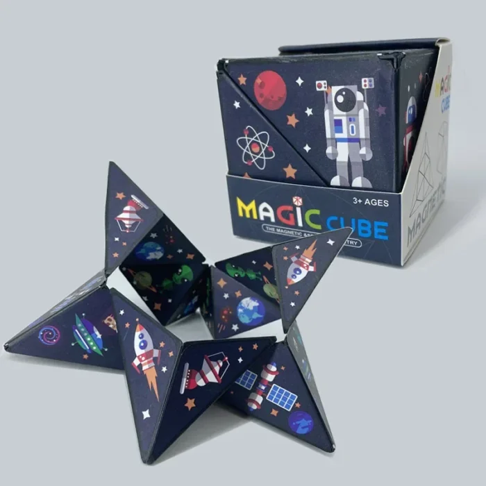 Cube infini origami magnétique