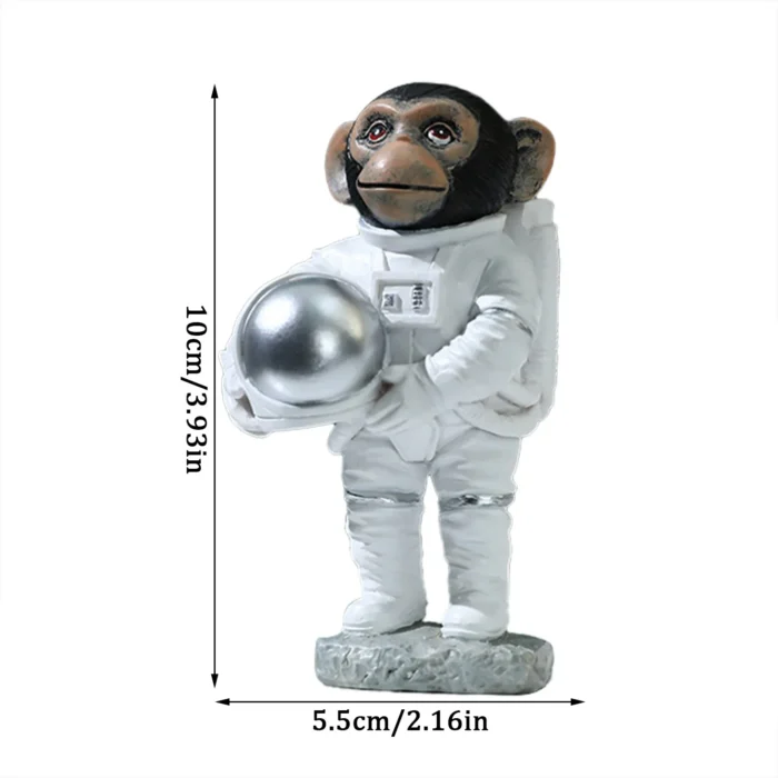 Figurine singe astronaute