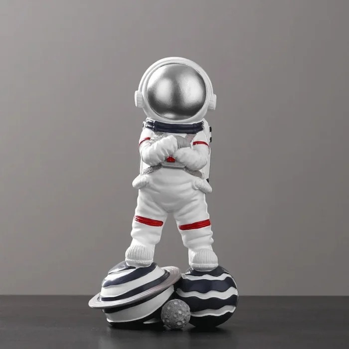 Figurine astronaute voyage dans l’espace