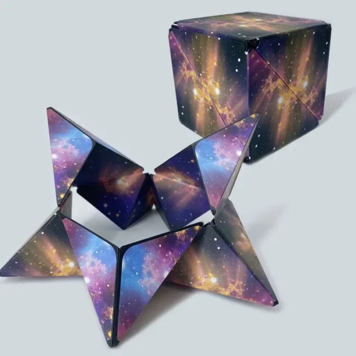 Cube infini origami magnétique