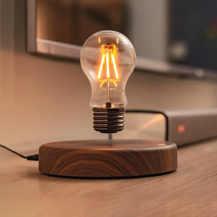 Lampe LED flottante magnétique