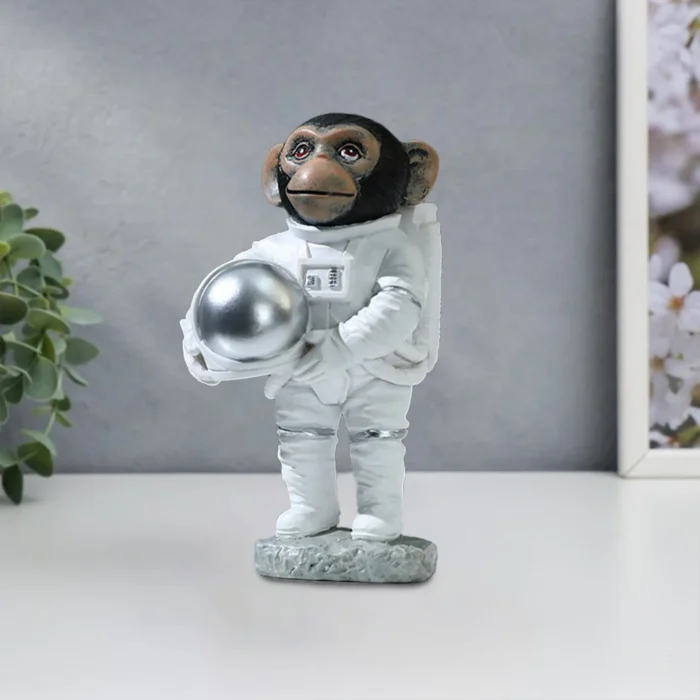 Figurine singe astronaute