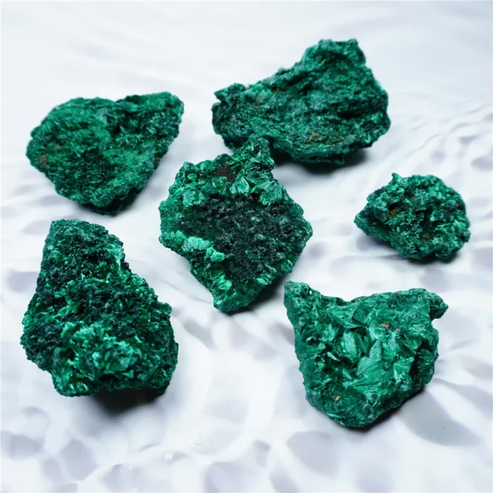 Pierre naturelle de malachite