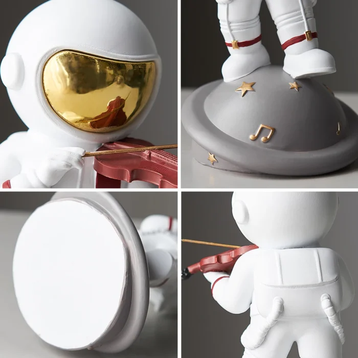 Figurine astronautes musiciens