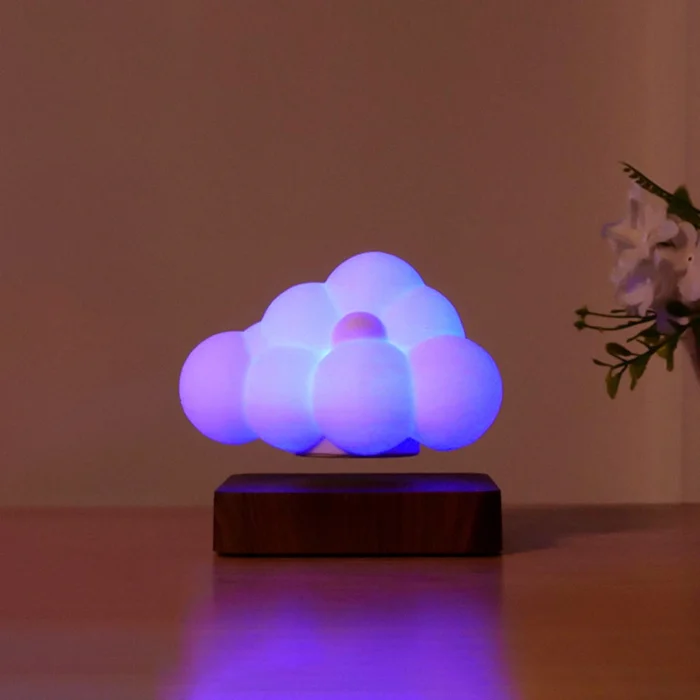 Lampe nuage led en lévitation