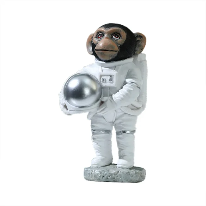 Figurine singe astronaute