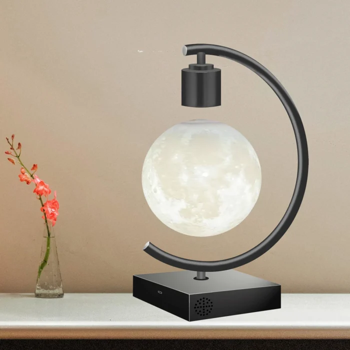 Lampe LED magnétique à lévitation en forme de lune