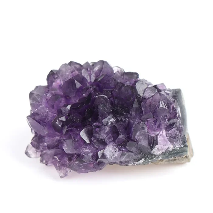 Cristal de quartz améthyste violet brut naturel