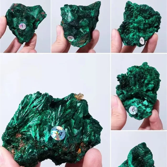 Pierre naturelle de malachite