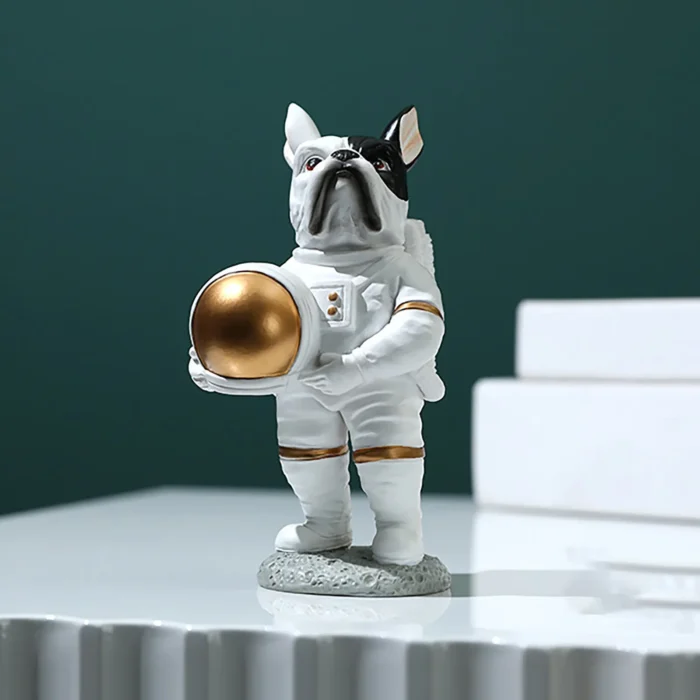 Figurine chien astronaute