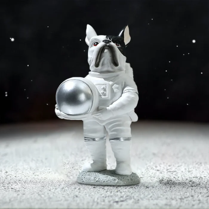 Figurine chien astronaute